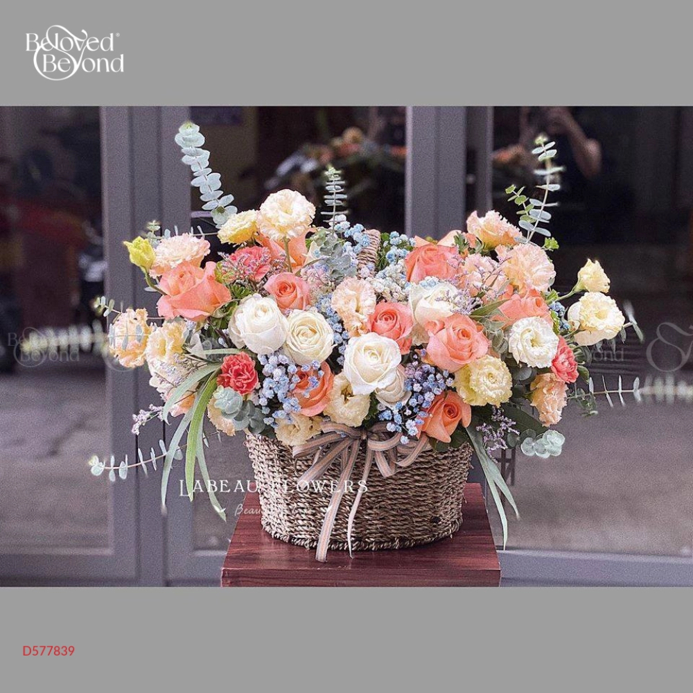 Giỏ Hoa Sinh Nhật Vintage - belovedbeyond.com