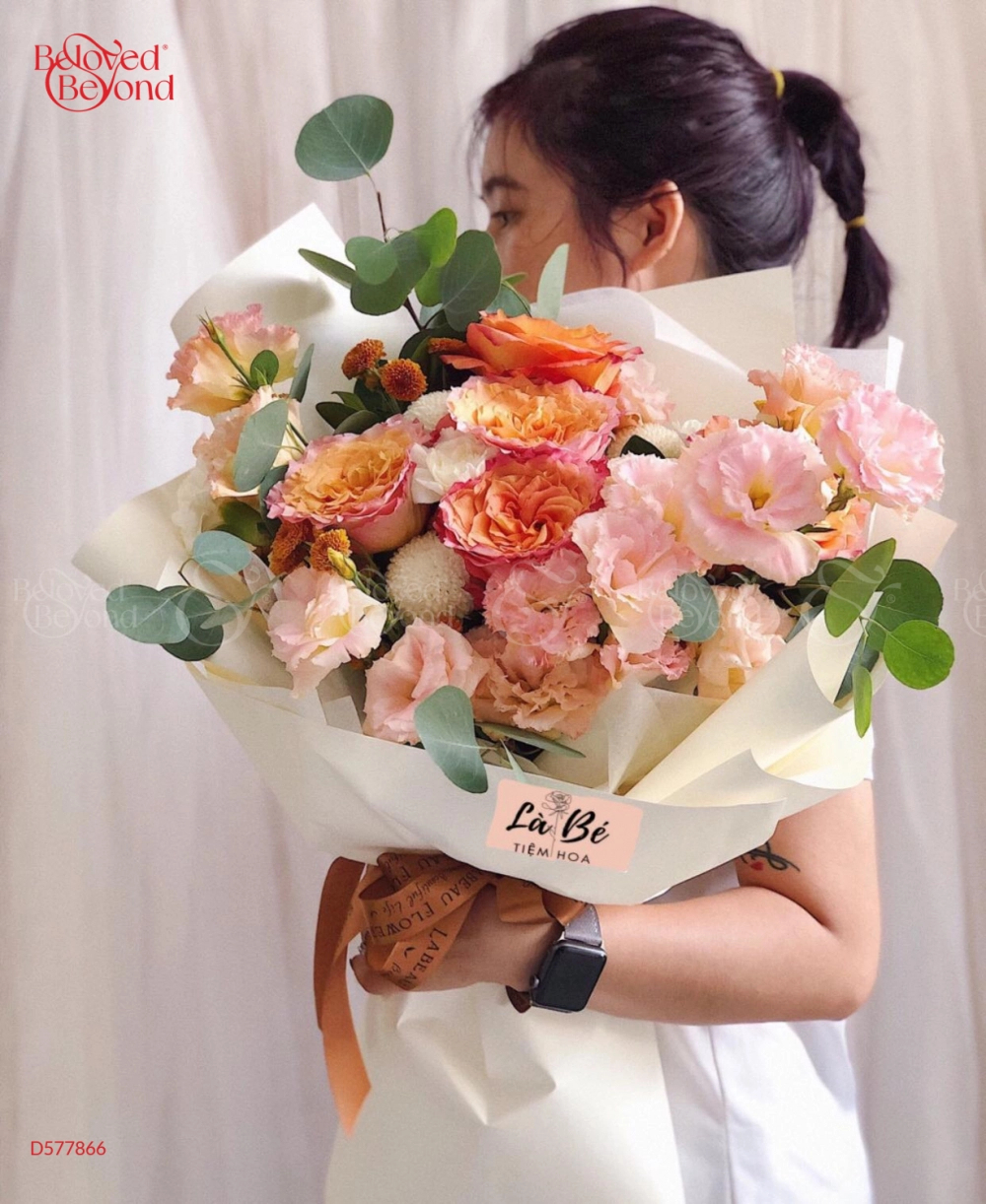 Bó Hoa Hồng Cam Sinh Nhật Là Bé - belovedbeyond.com