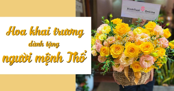 BÍ QUYẾT CHỌN HOA KHAI TRƯƠNG HỢP MỆNH THỔ - belovedbeyond.com