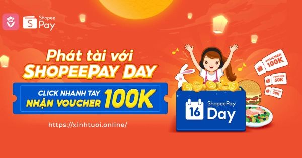 SHOPEEPAY DAY 16.09 | GIẢM NGAY 100K CHO ĐƠN HÀNG TRUNG THU - belovedbeyond.com