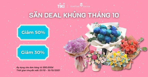 XINH TƯƠI ONLINE X TIKI | SĂN DEAL KHỦNG THÁNG 10 - belovedbeyond.com