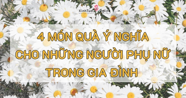 GỢI Ý 4 MÓN QUÀ Ý NGHĨA, THIẾT THỰC CHO NHỮNG NGƯỜI PHỤ NỮ TRONG GIA ĐÌNH BẠN - belovedbeyond.com