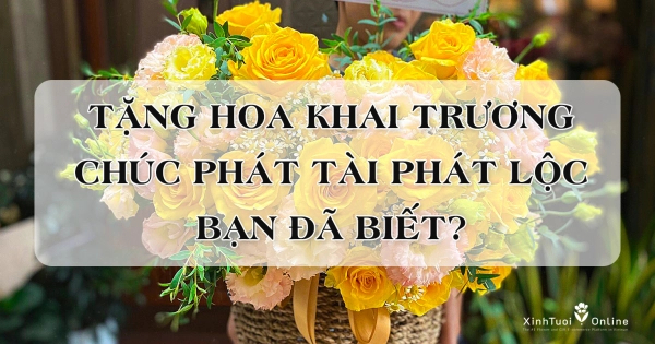 CÁCH TẶNG HOA KHAI TRƯƠNG HỢP MỆNH GIA CHỦ CẦU CHÚC PHÁT TÀI - belovedbeyond.com