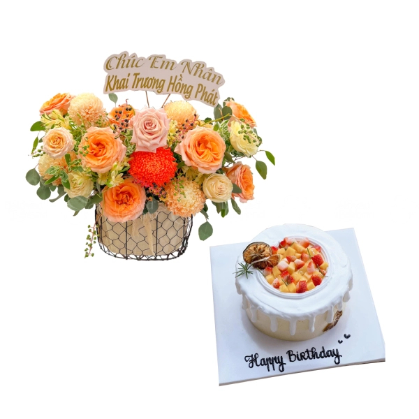 Combo Hoa & Bánh - belovedbeyond.com