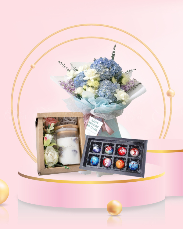 Forever 18 - Combo Hoa Socola Nến - belovedbeyond.com