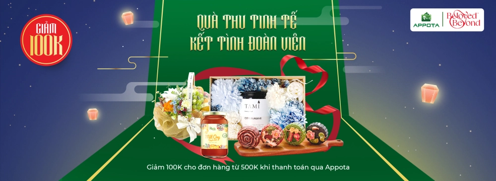 TRUNG THU ĐẶT QUÀ, GIẢM NGAY 100K KHI THANH TOÁN QUA APPOTAPAY