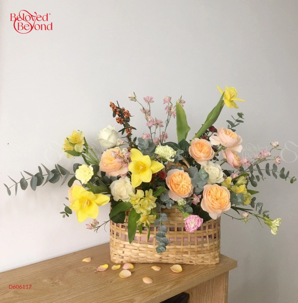 Giỏ Hồng Juliet Mix Tone Vàng Cam - belovedbeyond.com