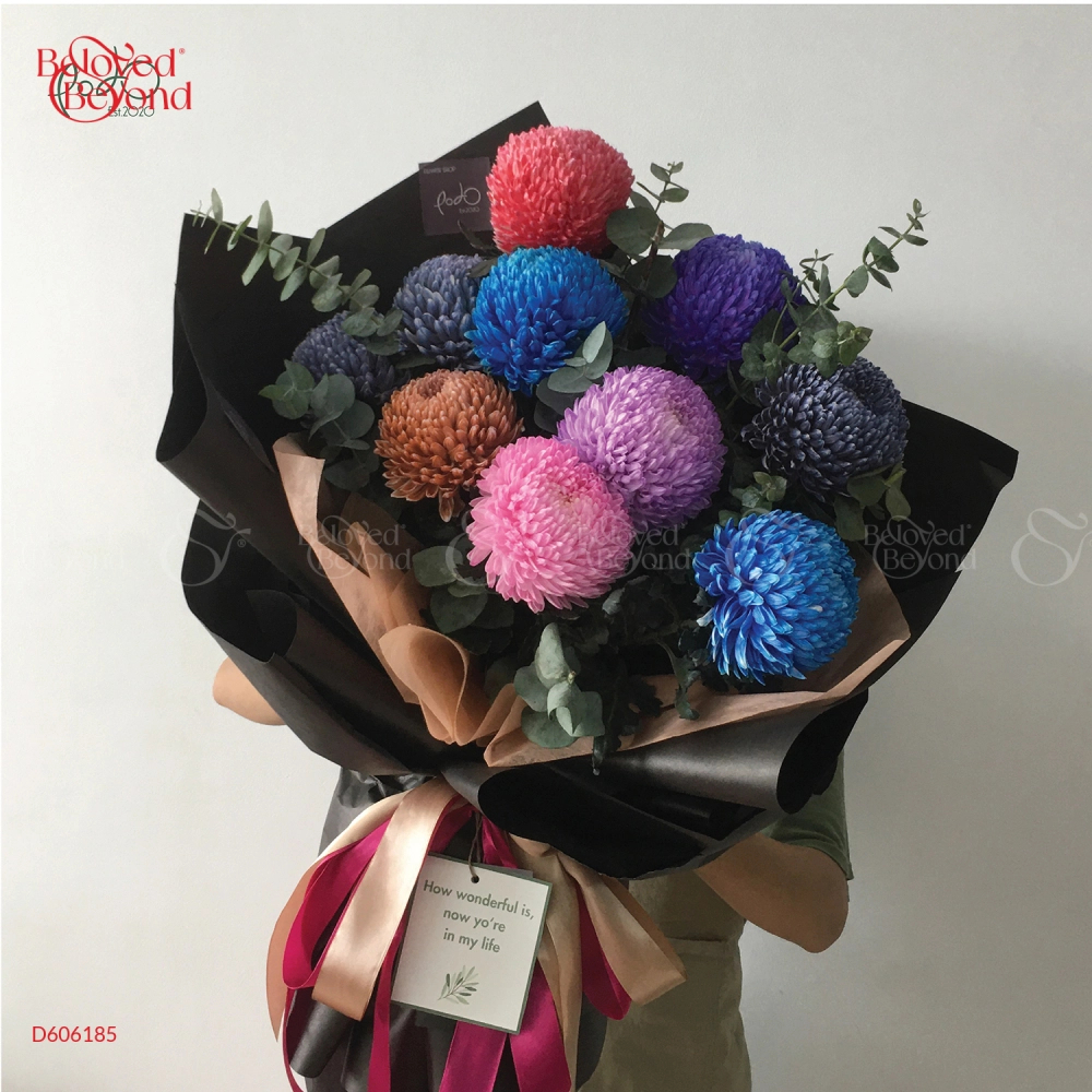 Bó Cúc Mẫu Đơn Mix Nhiều Màu - belovedbeyond.com