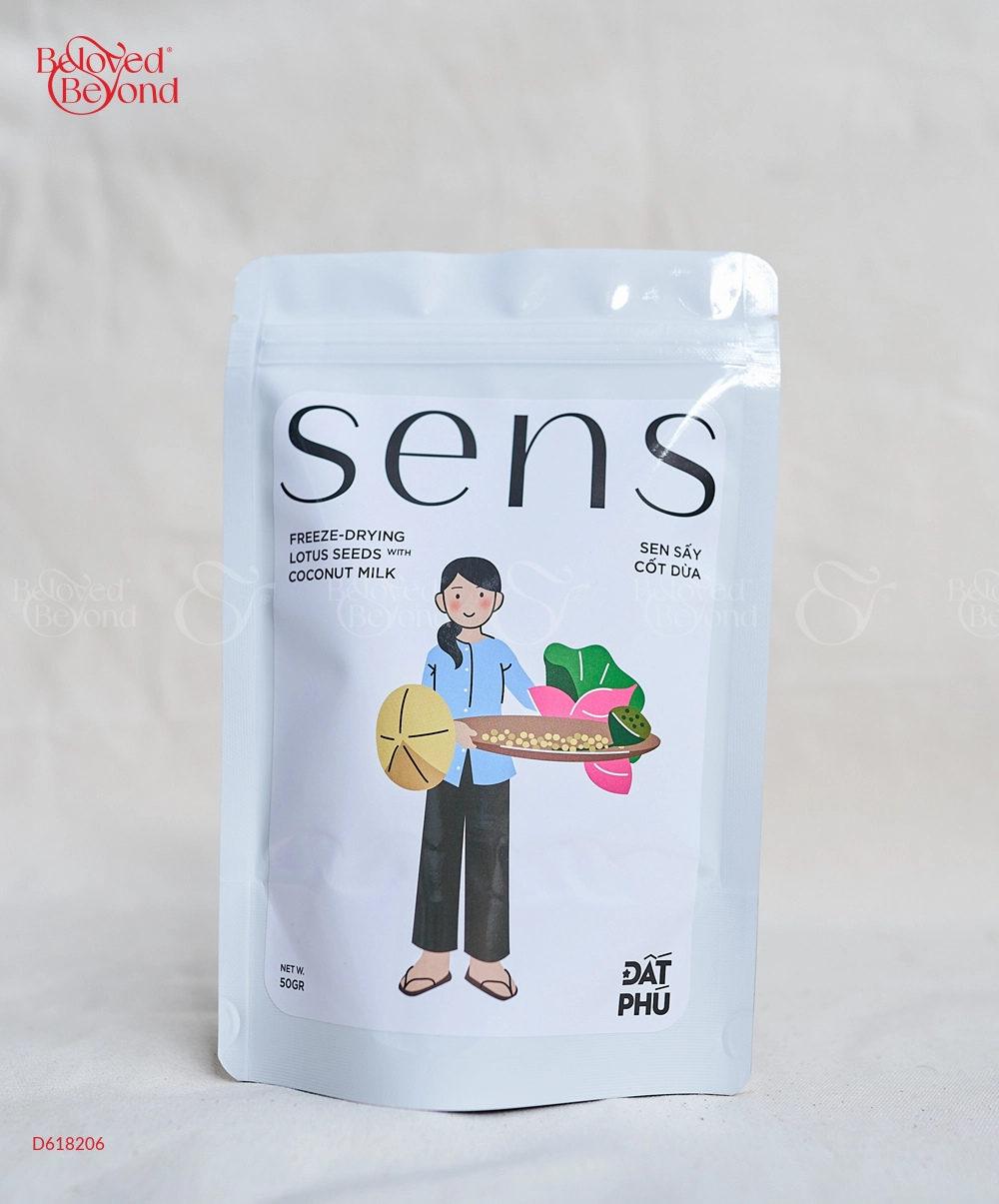 Sens - Sen Sấy Cốt Dừa (Túi 50Gr) - belovedbeyond.com