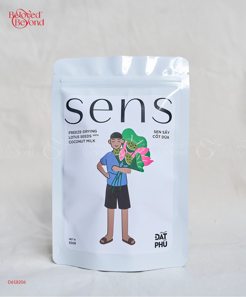 Sens - Sen Sấy Cốt Dừa (Túi 50Gr) - belovedbeyond.com