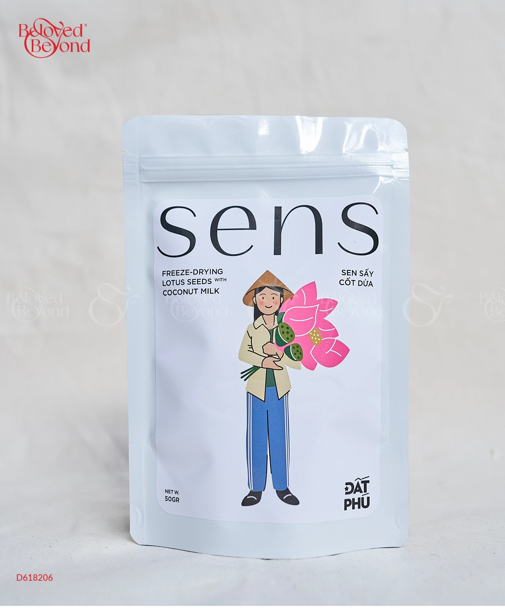 Sens - Sen Sấy Cốt Dừa (Túi 50Gr) - belovedbeyond.com
