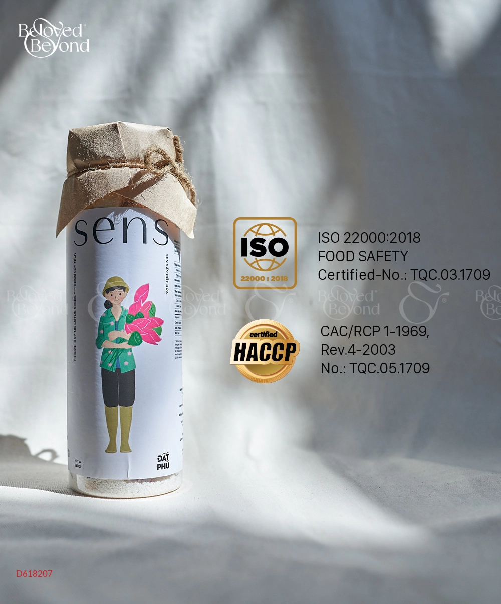 Sens - Sen Sấy Cốt Dừa (Hủ 150Gr) - belovedbeyond.com