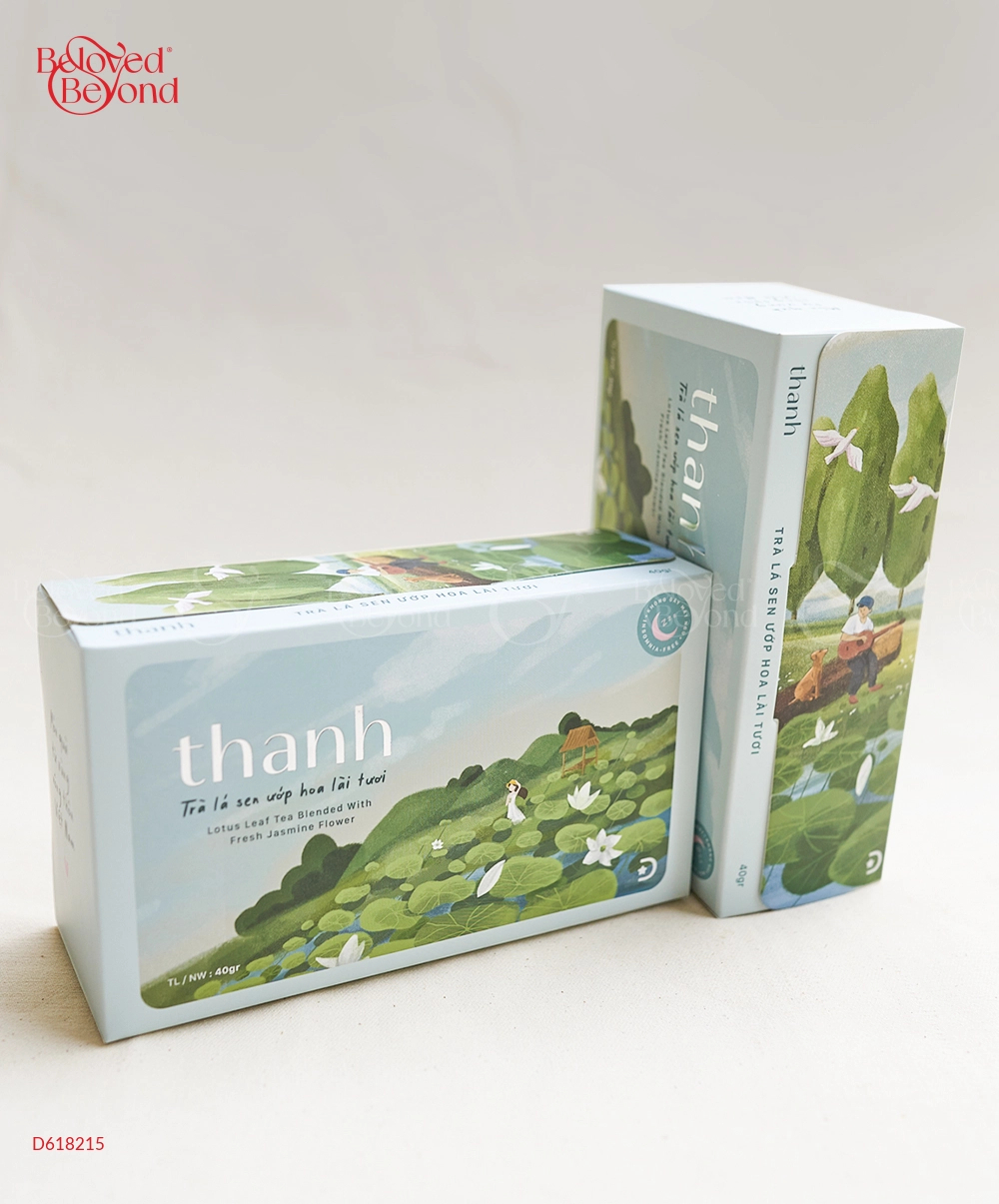 Thanh - Trà Lá Sen Ướp Hoa Lài Tươi - belovedbeyond.com