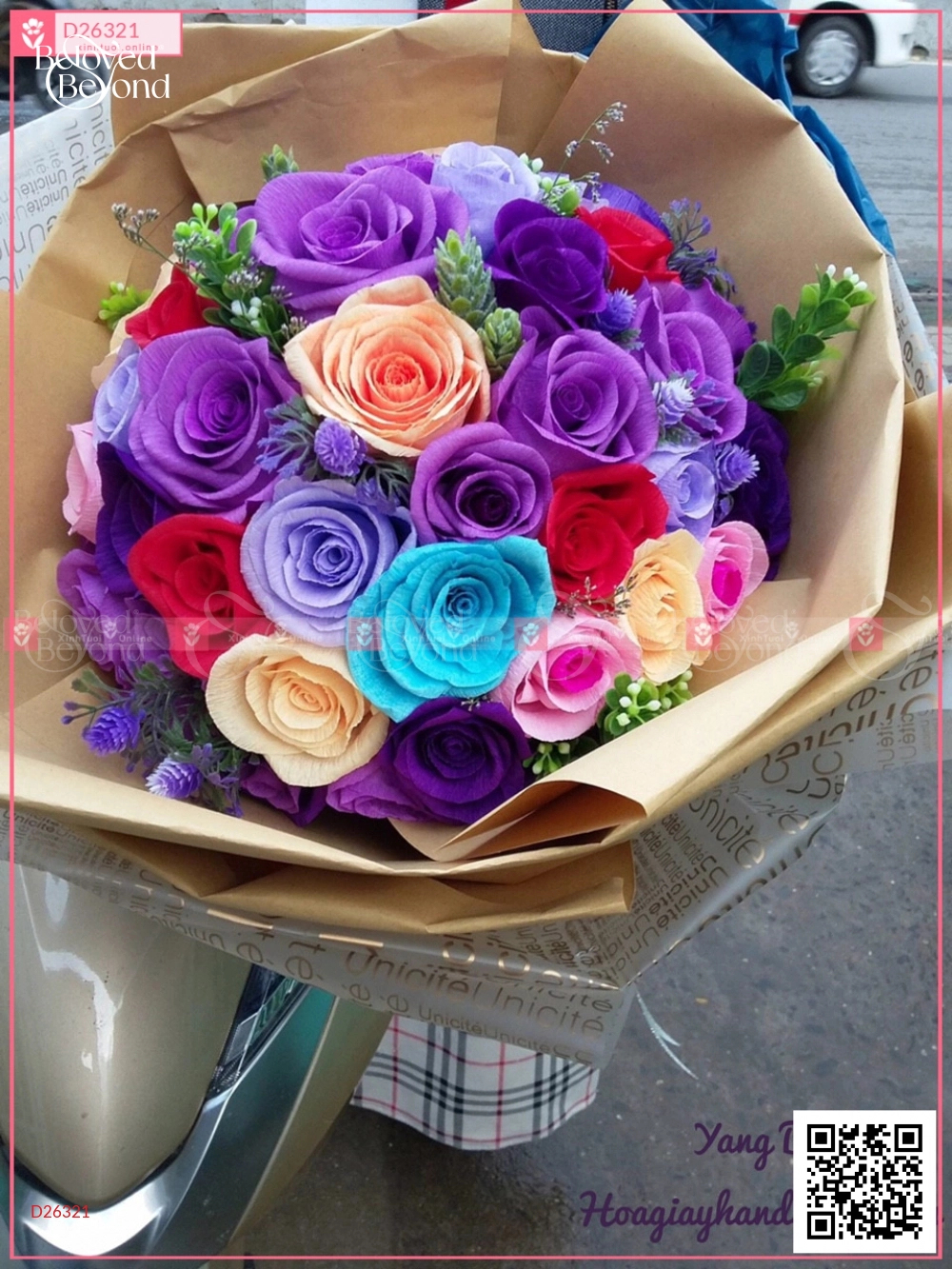 Bó Hoa Giấy Mừng Sinh Nhật - belovedbeyond.com