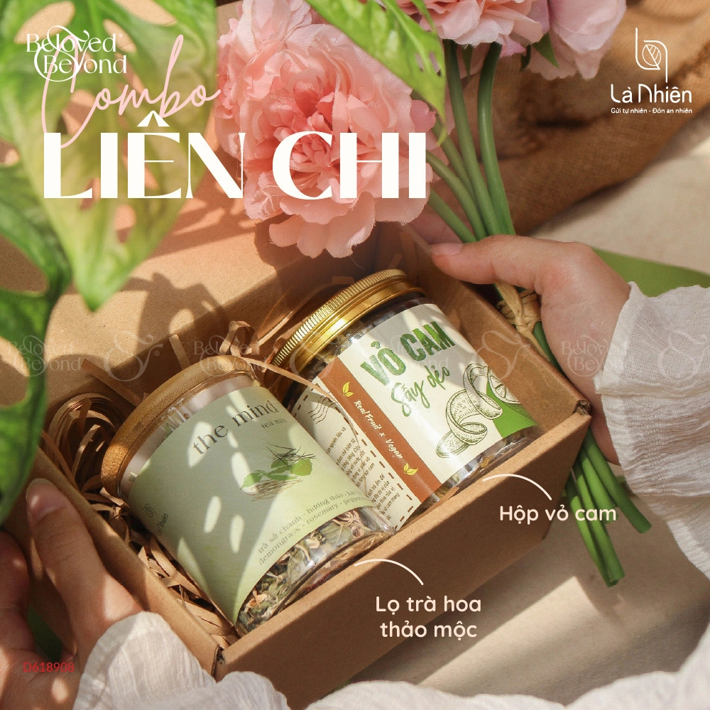 Trà & Mứt Vỏ Bưởi - Combo Liên Chi - belovedbeyond.com