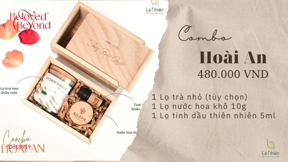 Trà & Nước Hoa Khô & Tinh Dầu - Combo Hoài An - belovedbeyond.com