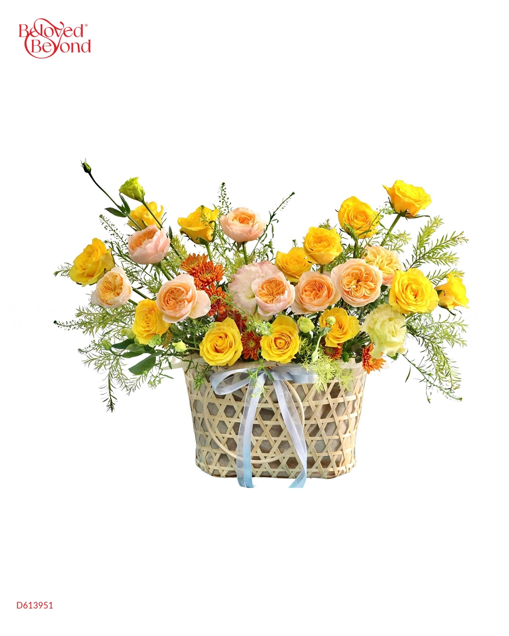 Lẵng Hoa Chúc Mừng David Austin - belovedbeyond.com