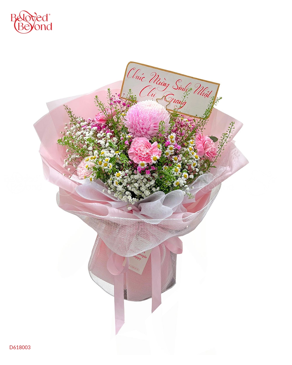 Bó Hoa Pastel Nhẹ Nhàng - belovedbeyond.com