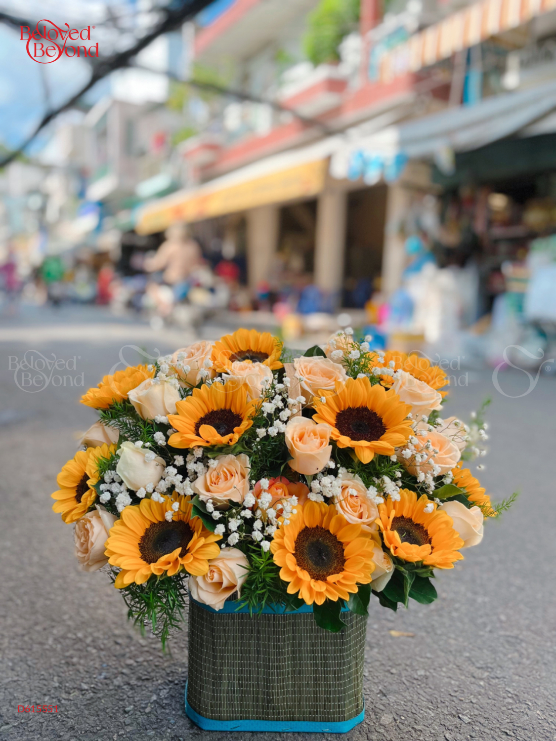 S54 - Lẵng Hoa Xinh 21 - belovedbeyond.com