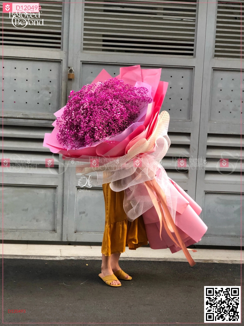Bó Hoa Baby Hồng - belovedbeyond.com