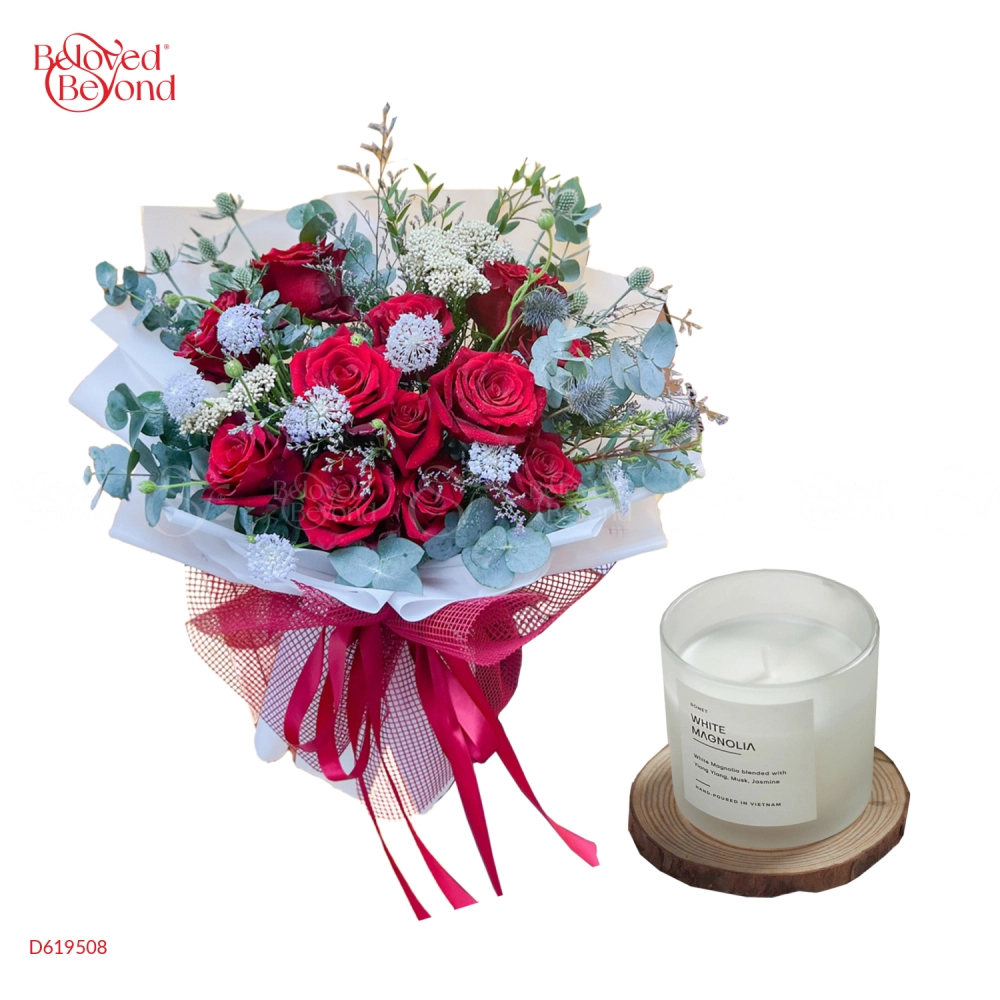 Combo Hoa & Nến Thơm - belovedbeyond.com