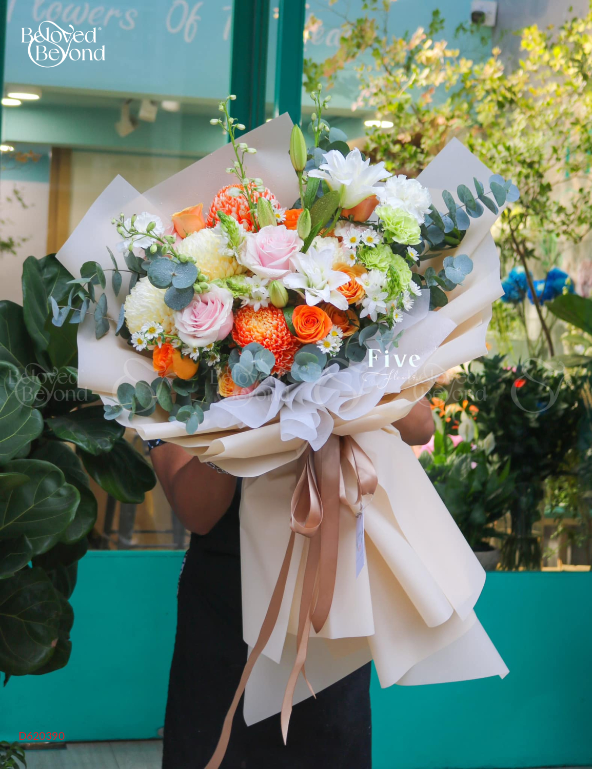 Forever 2 - Combo Hoa Nến Bánh Gấu - belovedbeyond.com